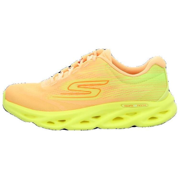 

Кроссовки для бега GO RUN Swirl Tech Speed женские с низким верхом оранжево-желтого цвета Skechers