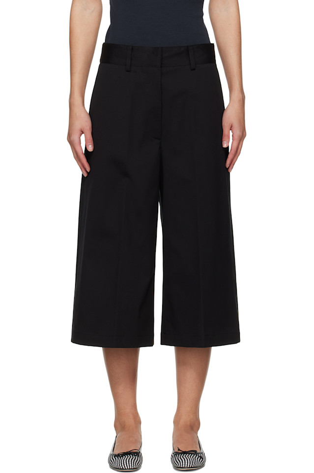 

Хлопковые бермуды Msgm, черный