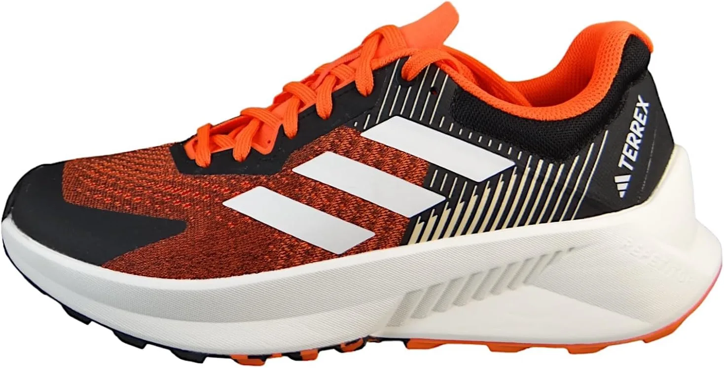 Мужские кроссовки Adidas Terrex Soulstride Flow Low (не для футбола), белый/черный/оранжевый — фото 3