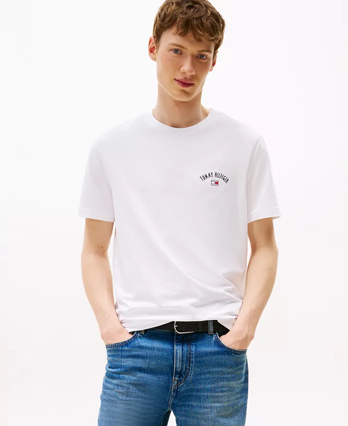 

Мужская футболка с принтом логотипа 1985 Tommy Hilfiger, белый