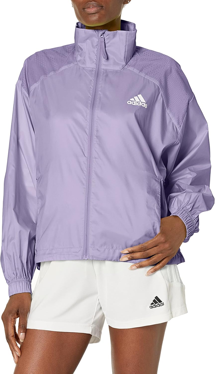 

adidas Женская ветровка Traveer, Magic Lilac/Purple Rush