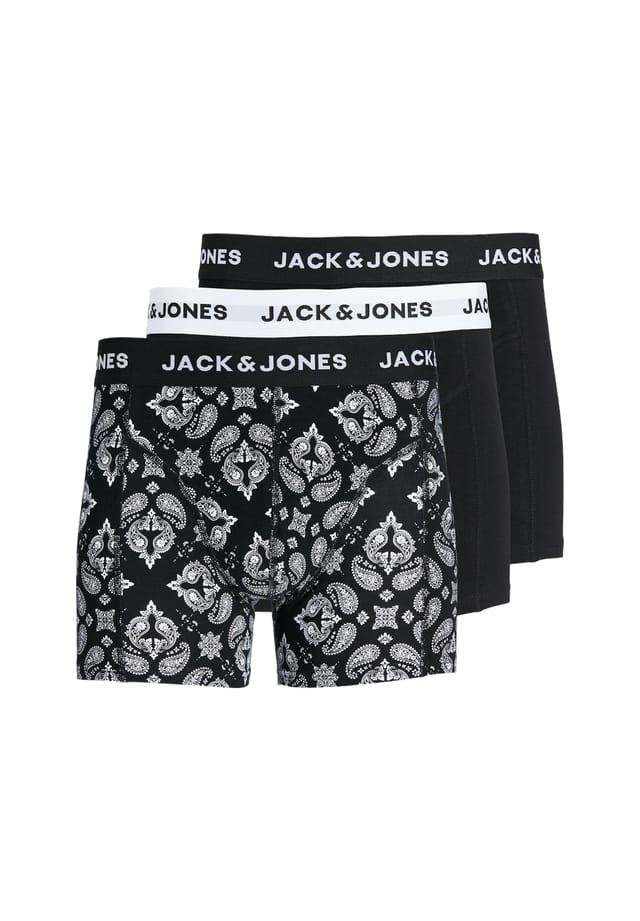 

Трусы парижские трусы упаковка из 3 шт. Jack & Jones, черный