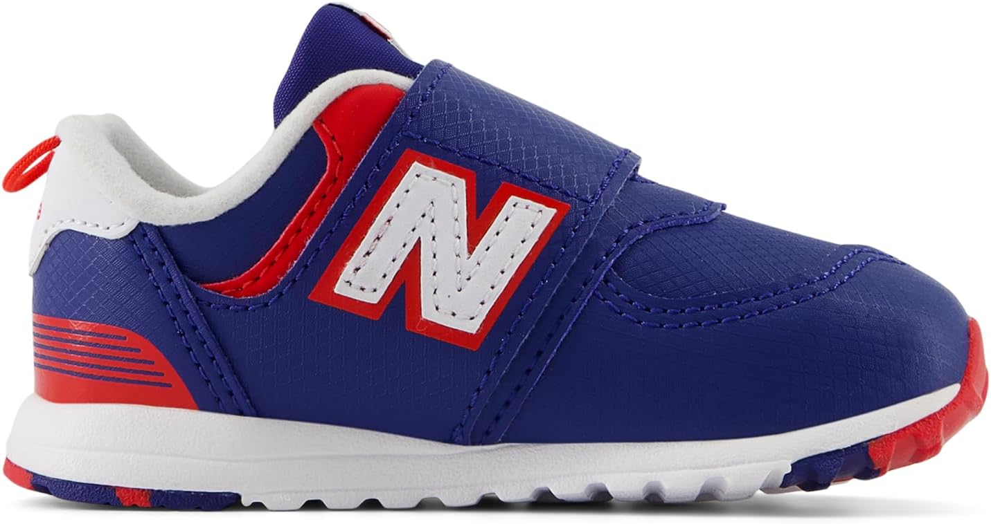 Кроссовки New Balance 574 New-b для маленьких мальчиков на липучке, белый — фото 4