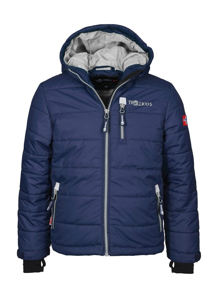 

Лыжная куртка Trollkids Hemsedal, цвет french blue