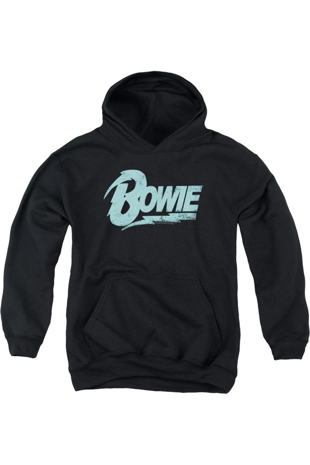 

Давид Боуи Лого Молодежная Толстовка с Капюшоном Gildan, черный