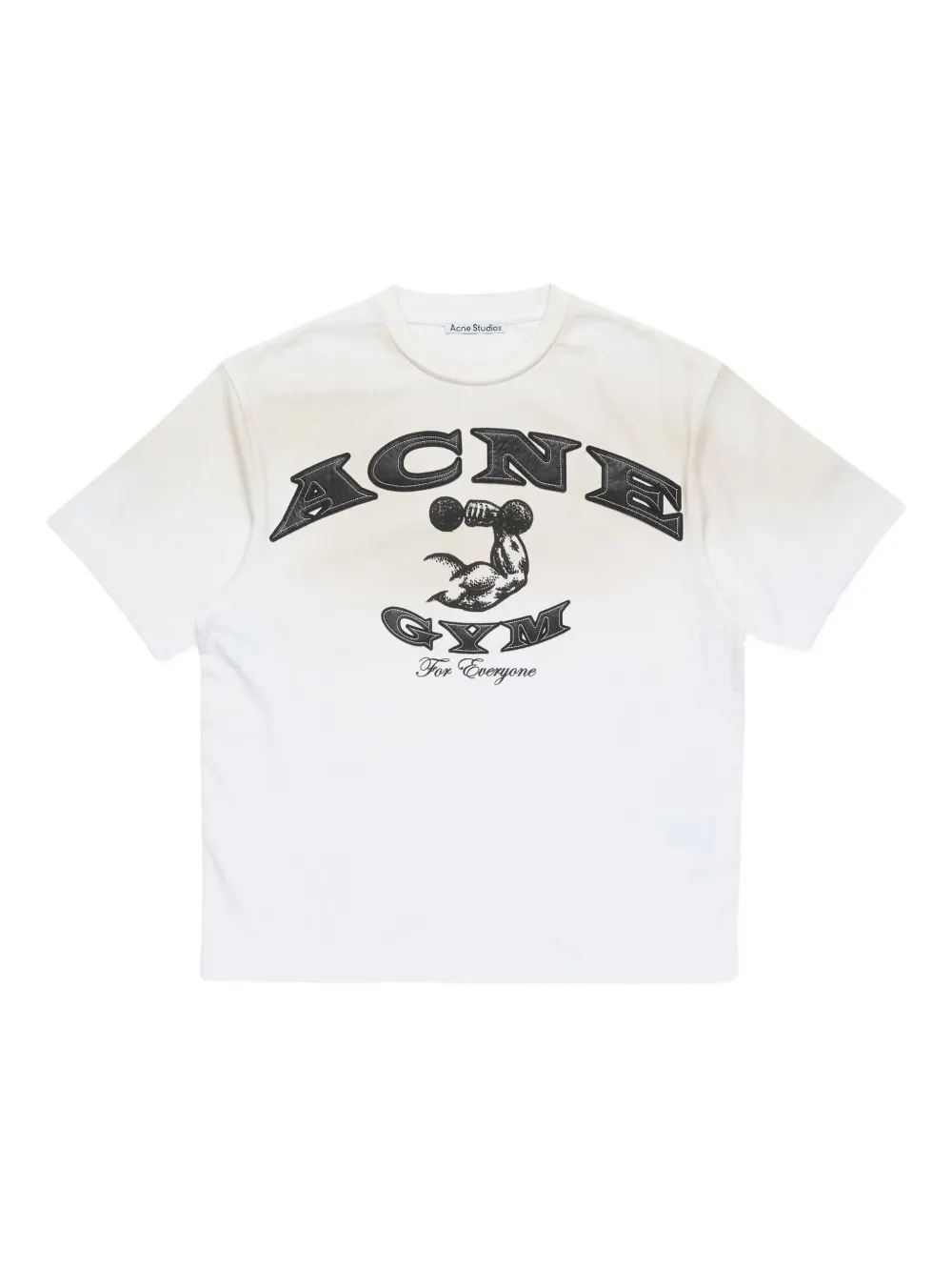 

Футболка с логотипом Acne Studios, нейтральный