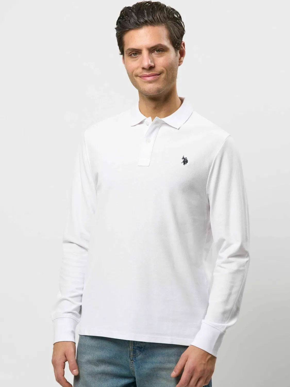Рубашка на пуговицах стандартного кроя ' UMBrett ' U.S. Polo Assn., White — фото 3
