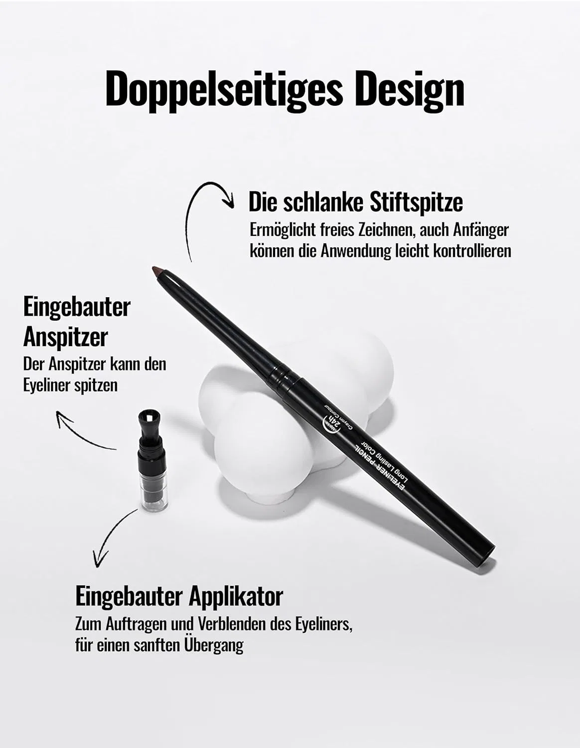 Гелевый карандаш для глаз «Gel Eyeliner» от Erinde Erinde, #06 — фото 3