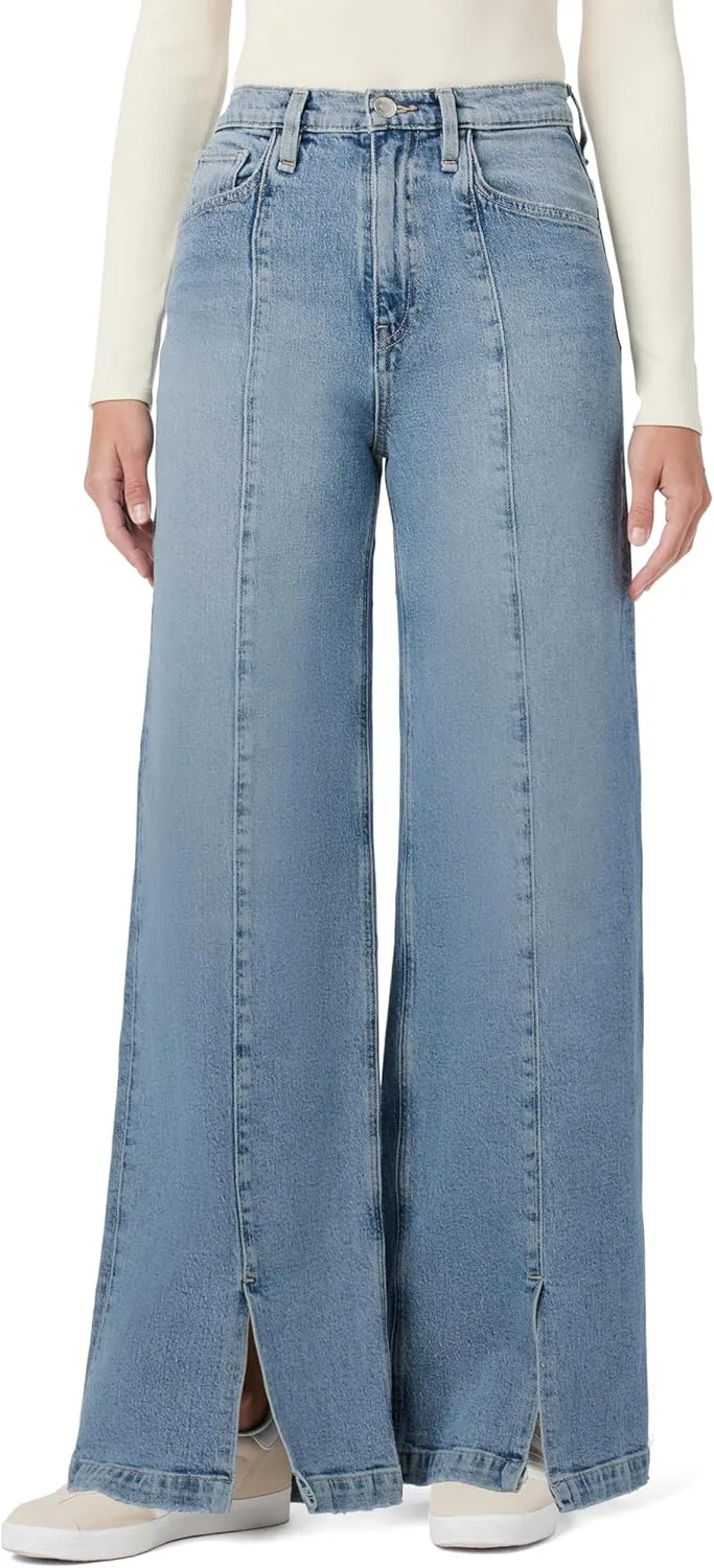 

Hudson Womens James High Rise Wide Leg Jean