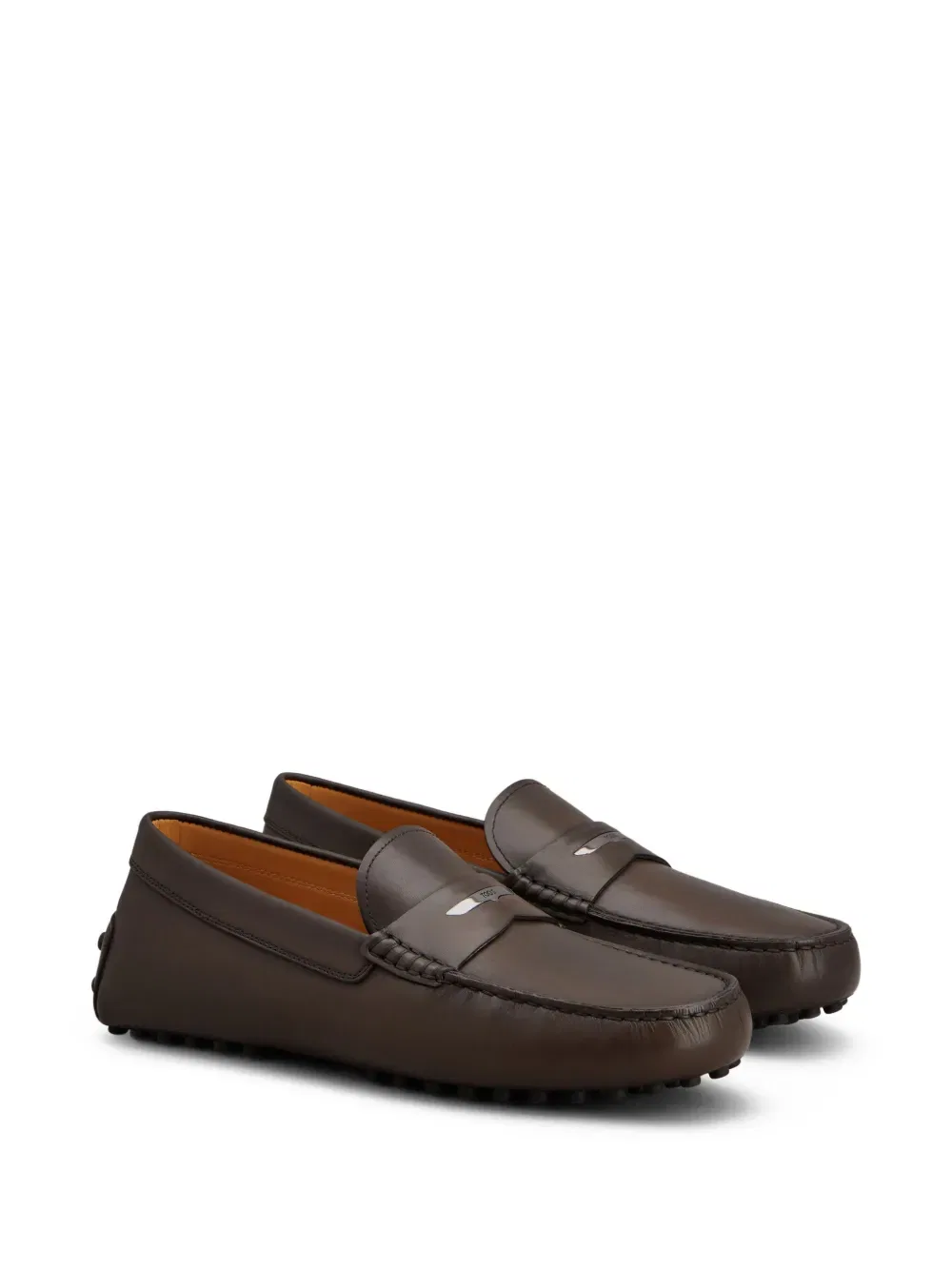 Лоферы Гоммино Tod'S, коричневый — фото 2