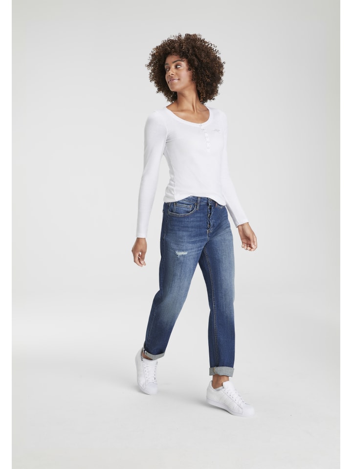 

Рубашка с длинными рукавами белого цвета Kangaroos