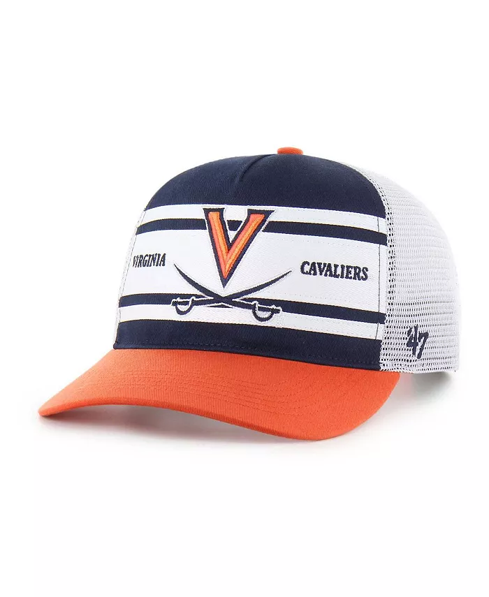 

Кепка дальнобойщика Virginia Cavaliers Super Stripe Hitch Adjustable для больших мальчиков и девочек '47 Brand
