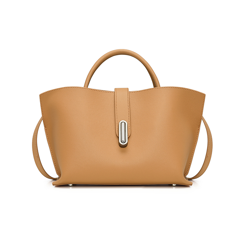 

JAGUAR Кожаная женская сумка-шоппер через плечо, Fallen Leaves Yellow