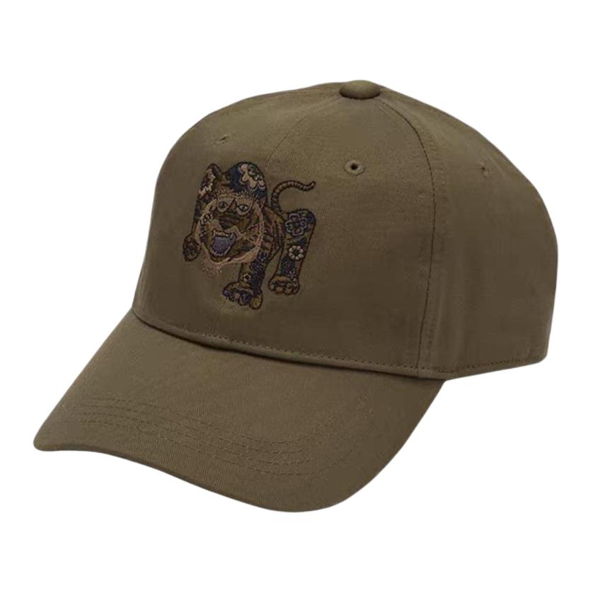 

Onitsuka Tiger Хлопковая бейсболка унисекс цвета хаки, Khaki Green