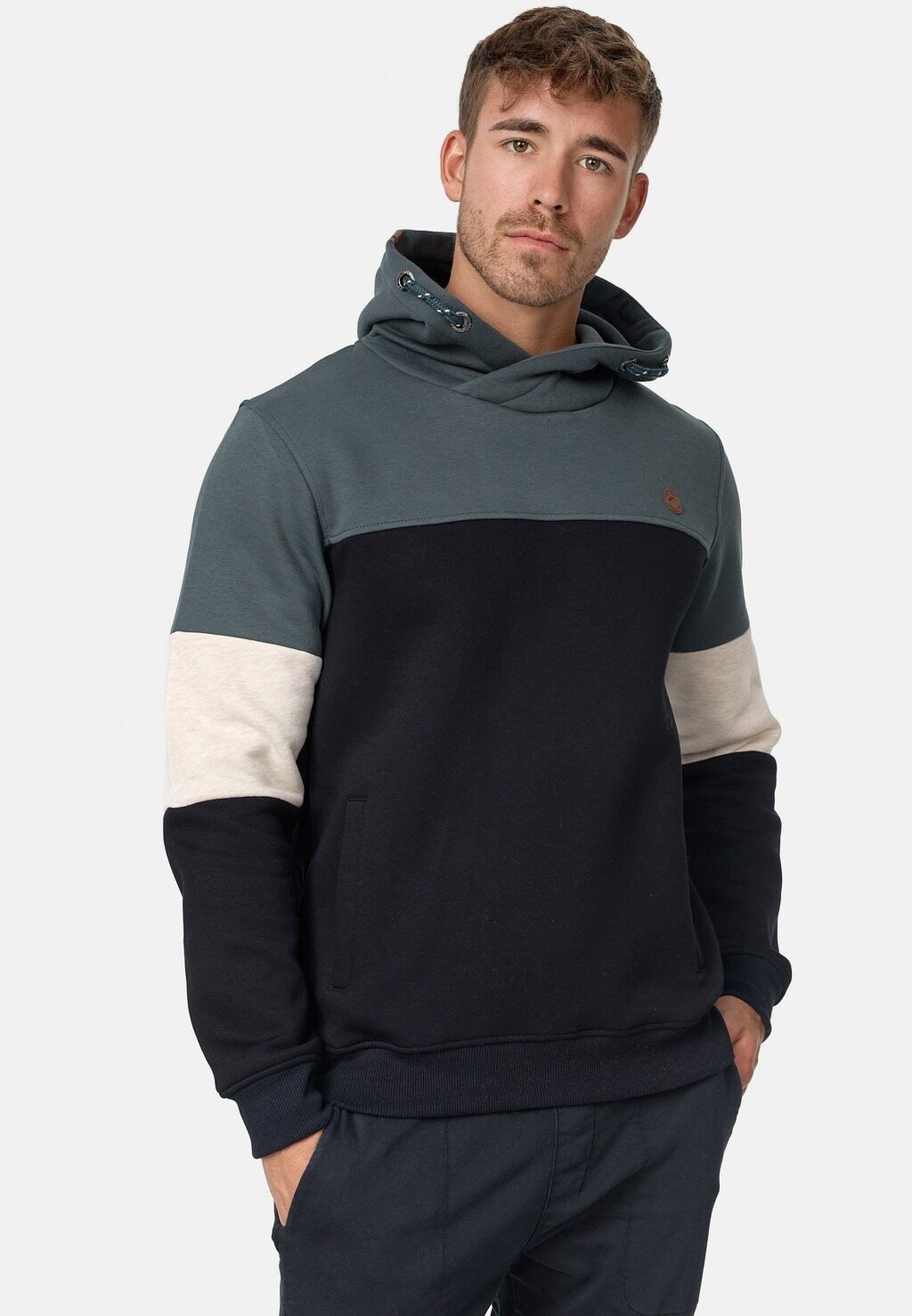 

Толстовка OLSON INDICODE JEANS, цвет urban green