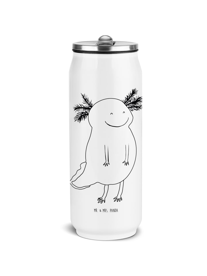 

Mr. & Mrs. Panda Бутылка для воды Axolotl Happy Water Bottle (без надписи) белого цвета