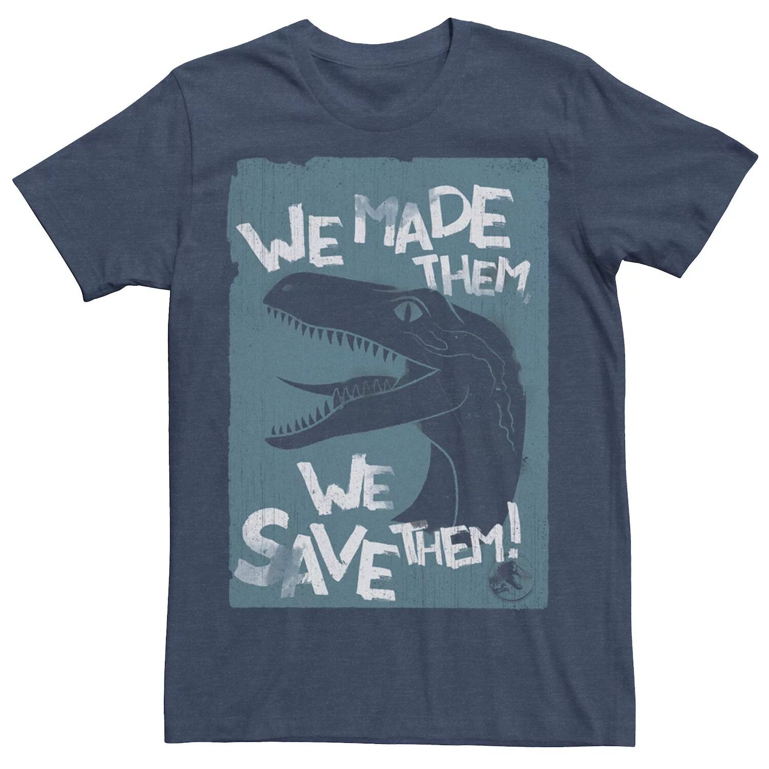 

Мужская футболка Jurassic World Two We Made Them We Save Them Licensed Character