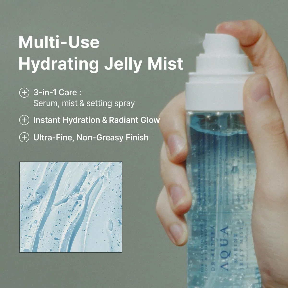 Легкий ультратонкий мист для лица Dr. Althea Aqua Marine Jelly Mist, 100 мл Dr.Althea — фото 3