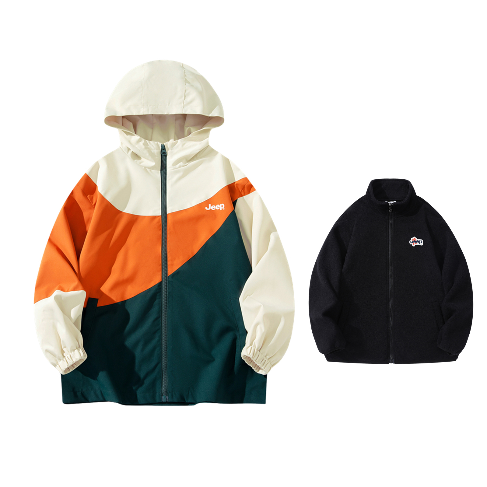 

Куртка унисекс Jeep, Orange (Three-in-One Thickened Coat)