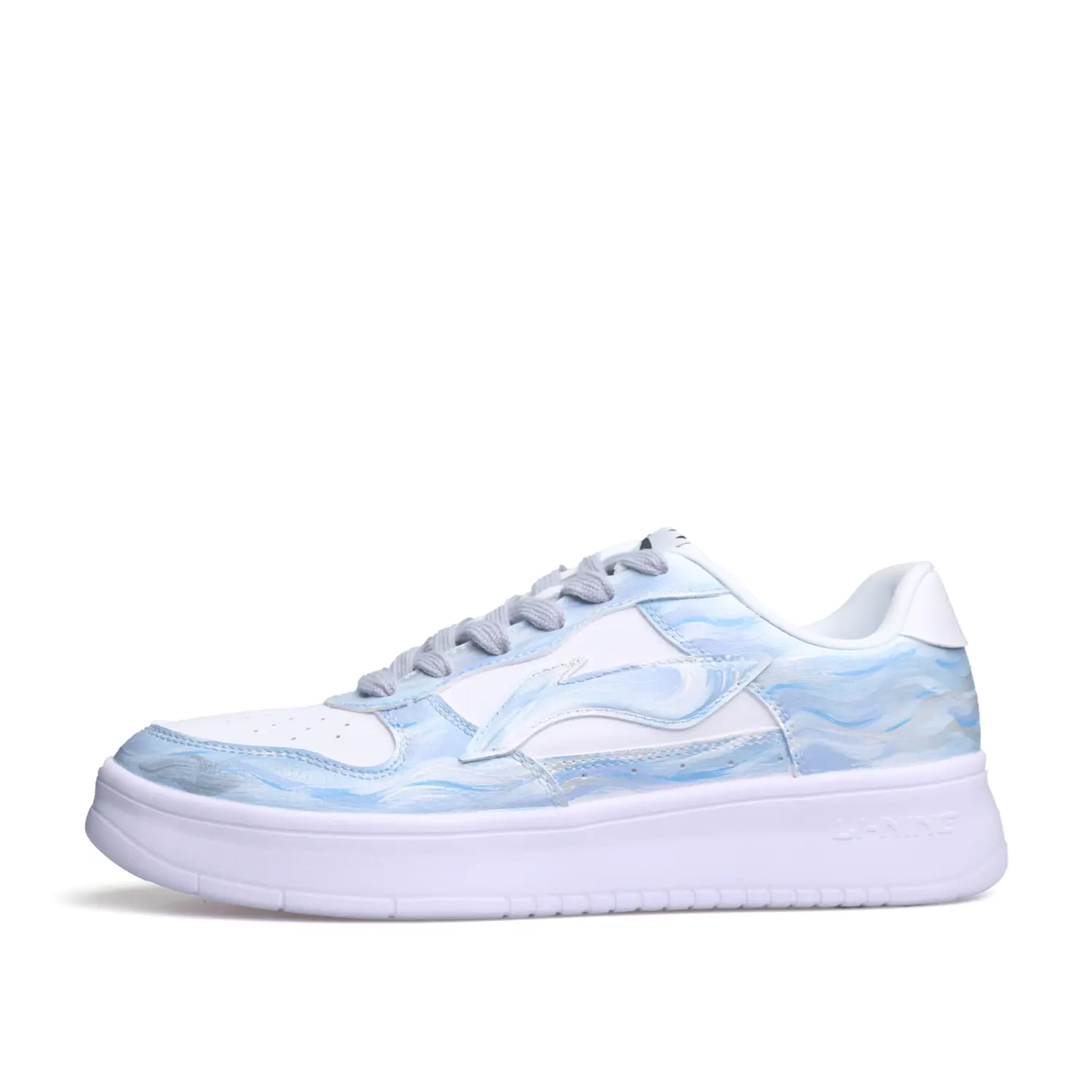 

LINING Лининг Понтун Боутс нескользящие, износостойкие, легкие низкие скейтерские унисекс светло-голубые, цвет Light Blue