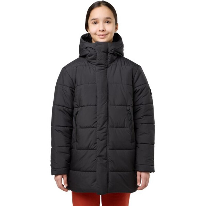 Куртка подростковая длинная куртка y Jack Wolfskin, черный — фото 3