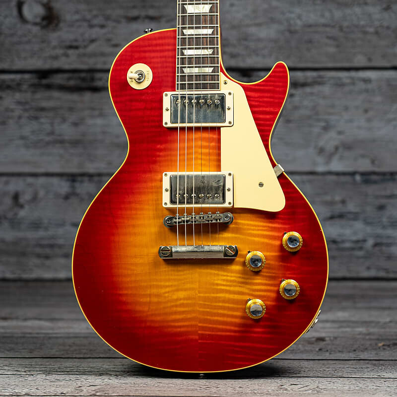 

Электрогитара Gibson Custom Murphy Lab 1960 Les Paul Standard Reissue Ultra Light Aged - Wide Tomato Burst