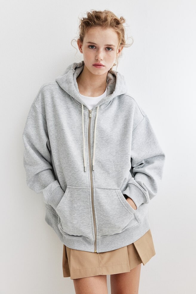 

Куртка худи оверсайз H&M, серый