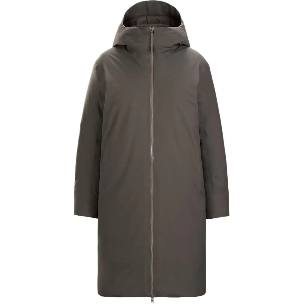 Пуховик женский с капюшоном Arcteryx, Earth Brown/Gnosis