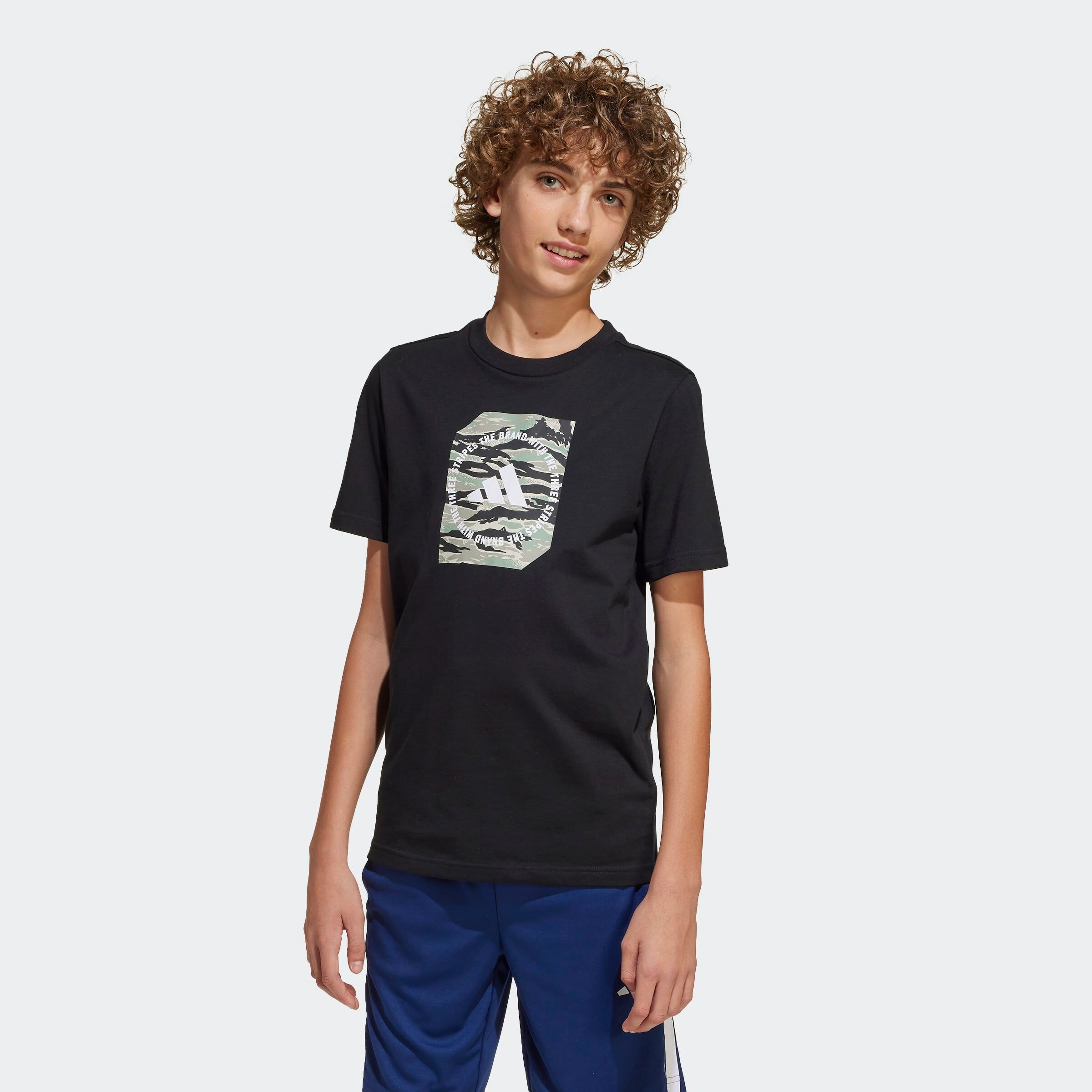 Adidas Sportswear Футболка Performance в черном цвете — фото 3