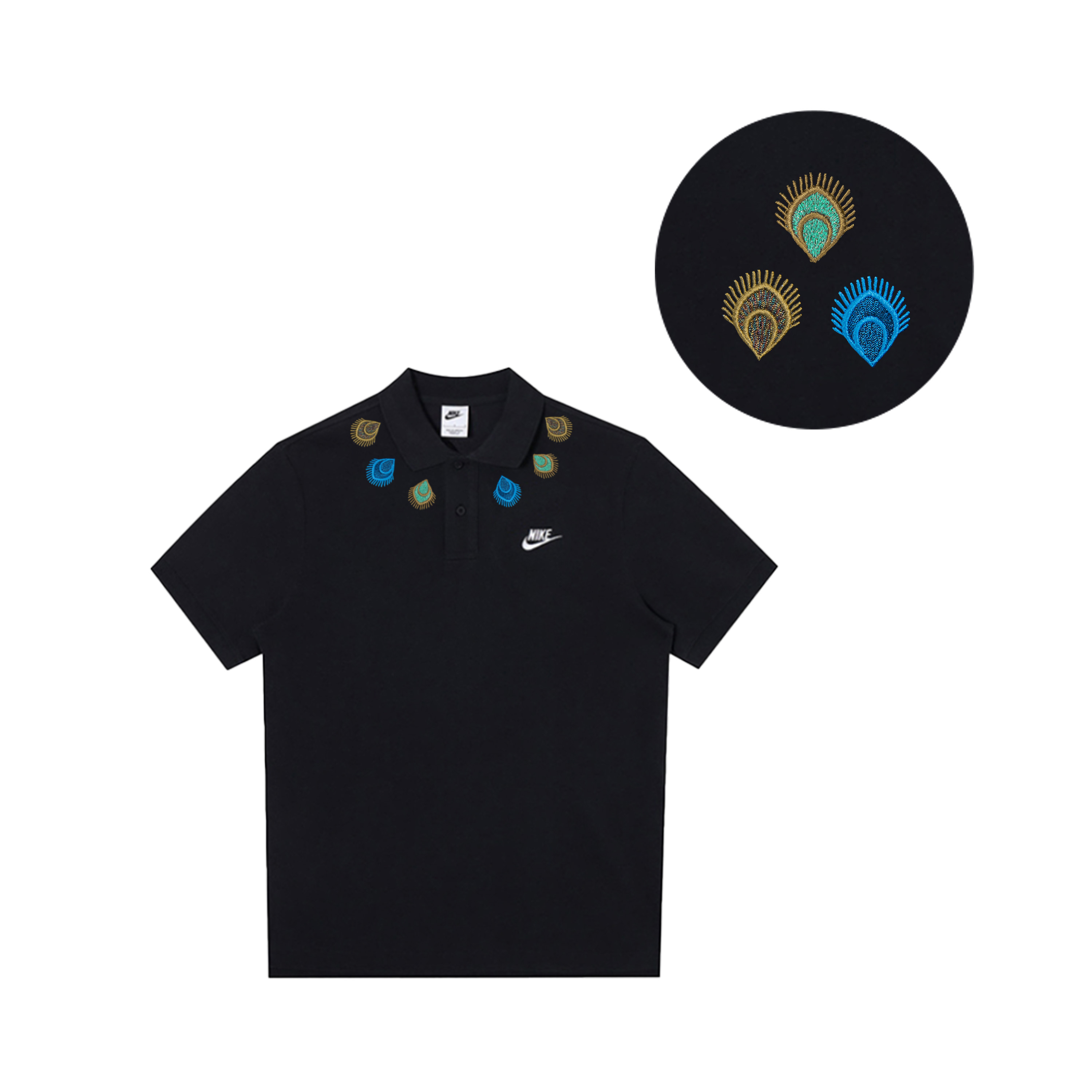 

Nike Спортивная поло мужская black, Черный, Nike Спортивная поло мужская black