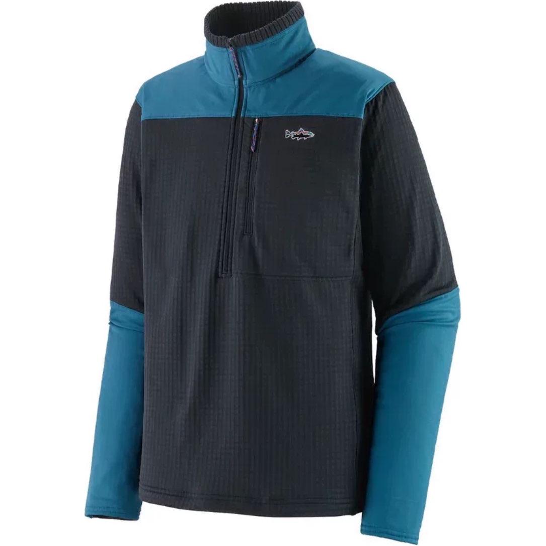 

Patagonia Куртка R1 мужская, Asphalt Blue/Pitch Blue