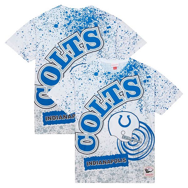 

Мужская белая футболка indianapolis colts team burst sublimated Mitchell & Ness