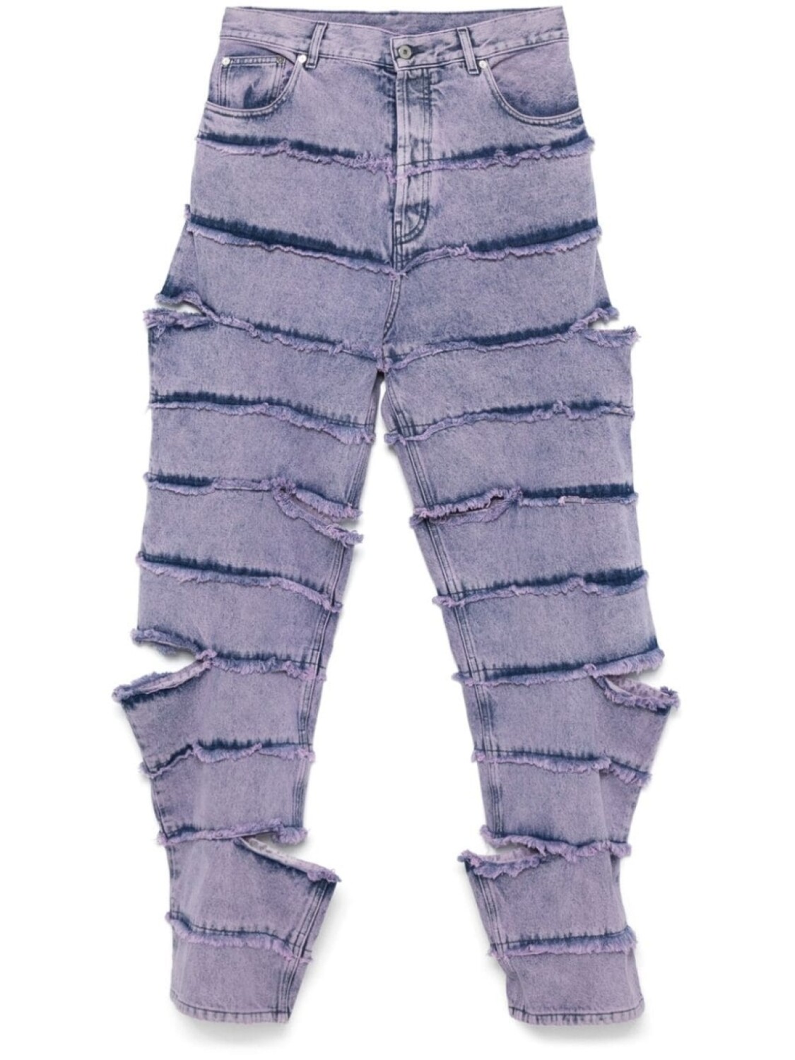 

Off-White джинсы Punk Striped, фиолетовый