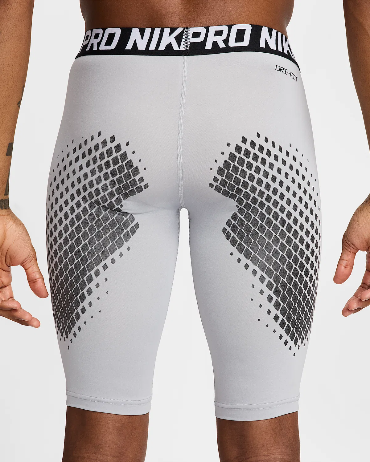 Мужские бейсбольные шорты Nike Pro Slider 10", Wolf Grey — фото 3