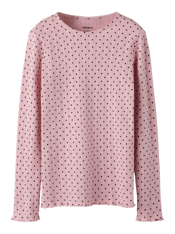 

Name it Топ с длинными рукавами, выбеленного сиреневого цвета