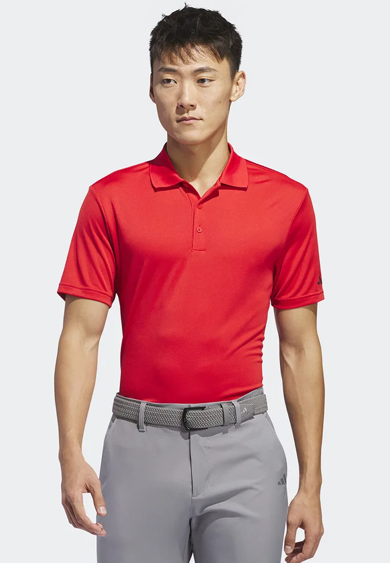 Поло, Primegreen, adidas Performance, красный