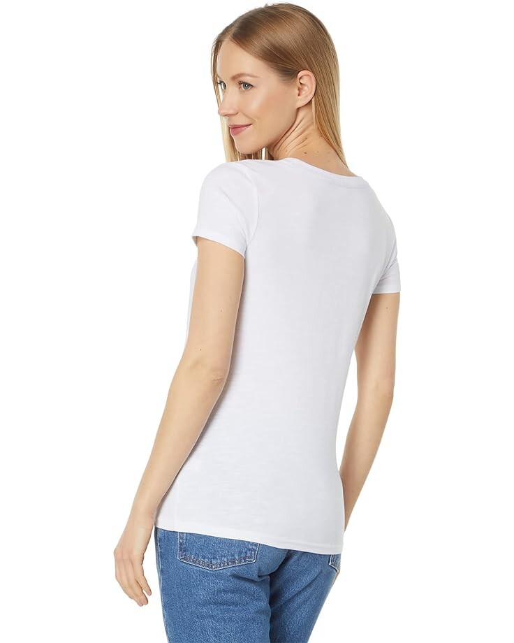 

Футболка U.S. POLO ASSN. Crest Print Scoop Neck Graphic Tee, белый