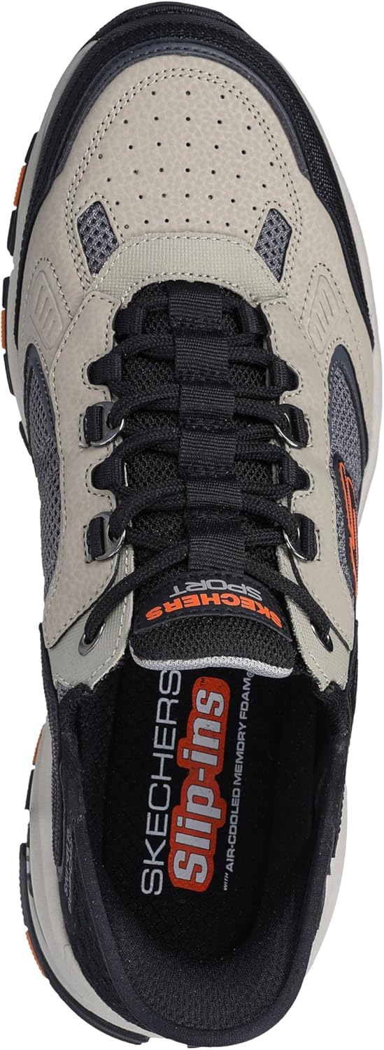 Мужские кроссовки Skechers Vigor 3.0 Drafting Slip-on без шнурков, черный — фото 3