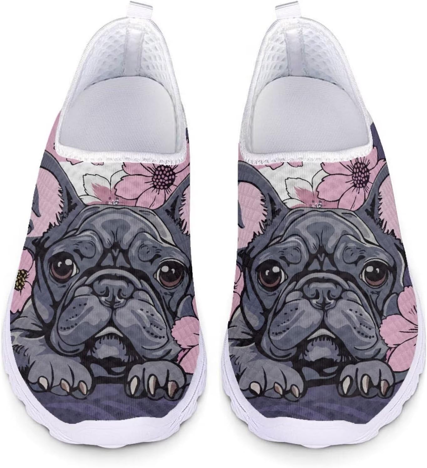 

Кроссовки Veniyate легкие повседневные для женщин и мужчин, с запрокидыванием, летние пляжные акваобувь, спортивная обувь, Cute French Bulldog