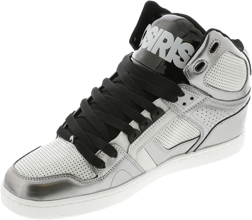 Кроссовки мужские Osiris, Silver/Black/White — фото 4