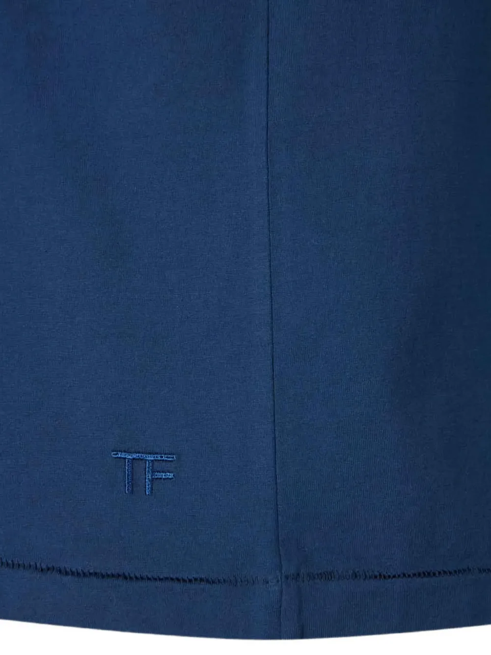 Футболка с круглым вырезом и короткими рукавами TOM FORD, синий — фото 4