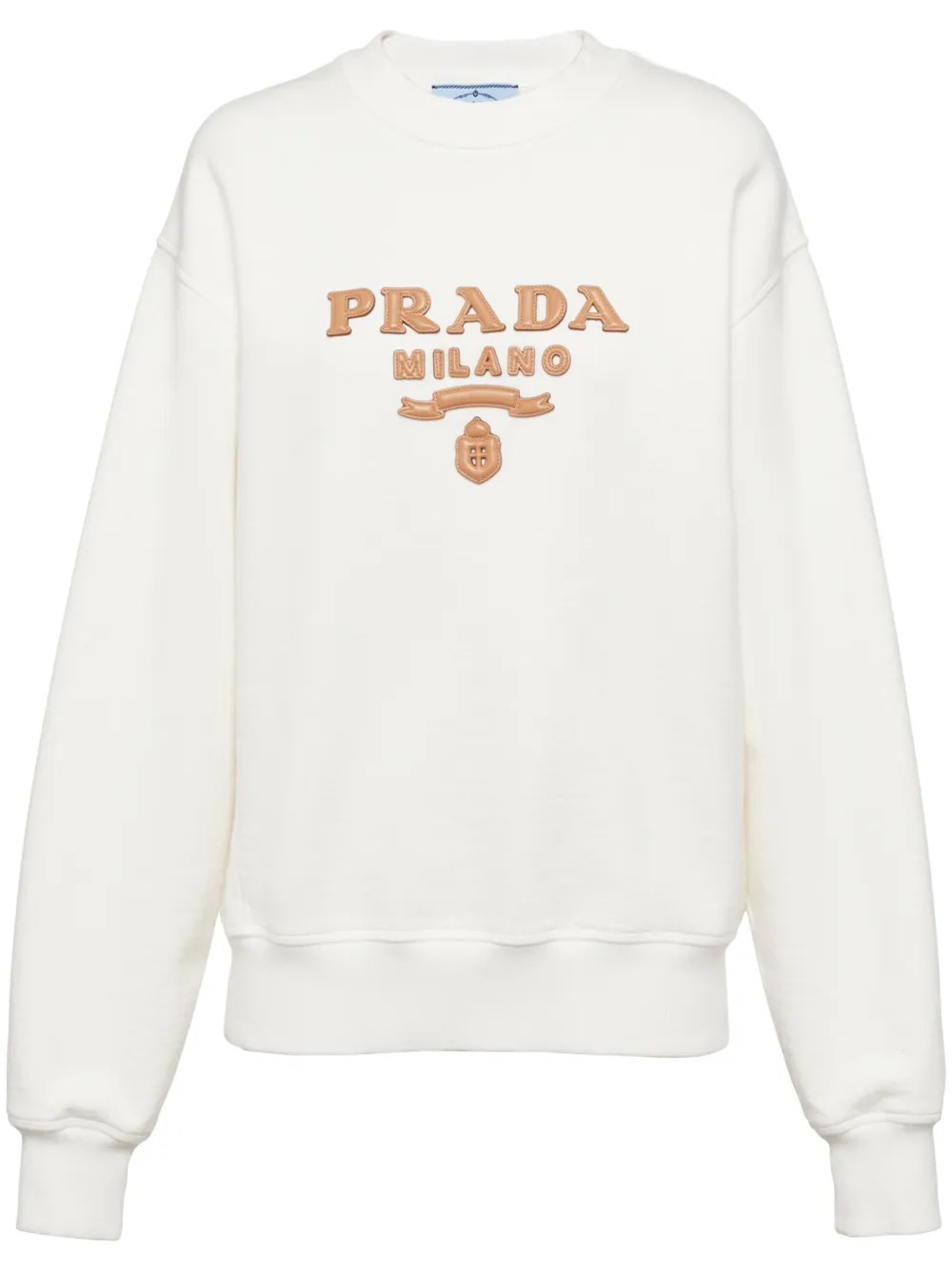 

Толстовка с логотипом Prada, нейтральный