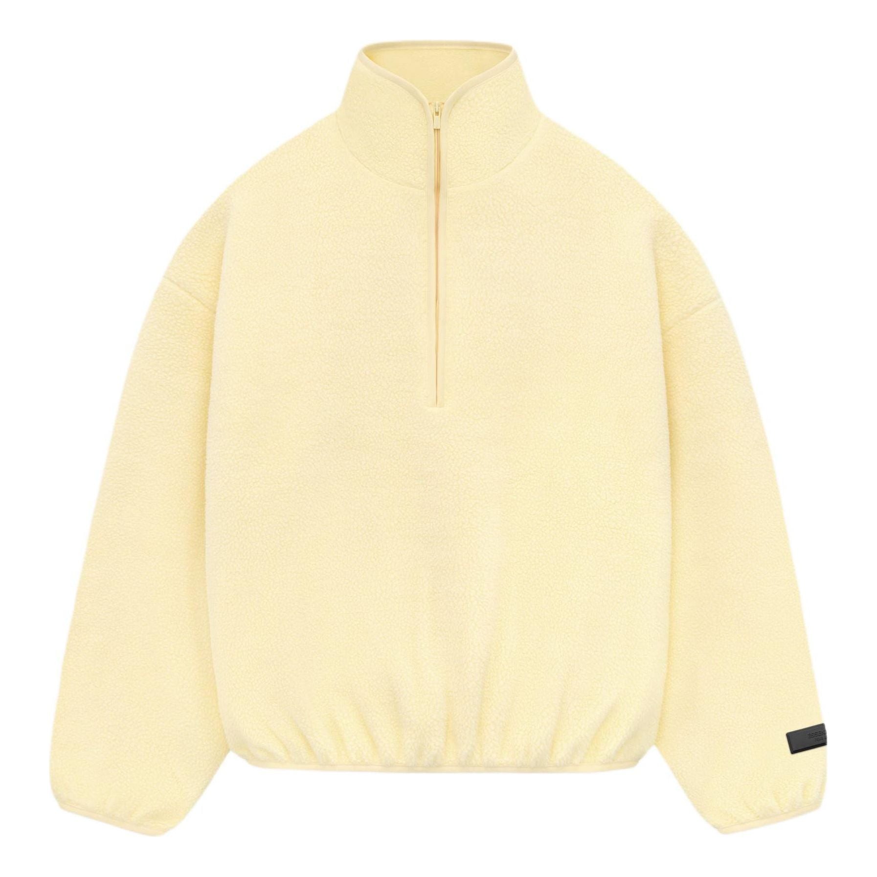 

Коллекция Fear of God Essentials SS24: нейлоновый свитер с высоким воротником на молнии до середины груди, цвет «Садовый желтый»