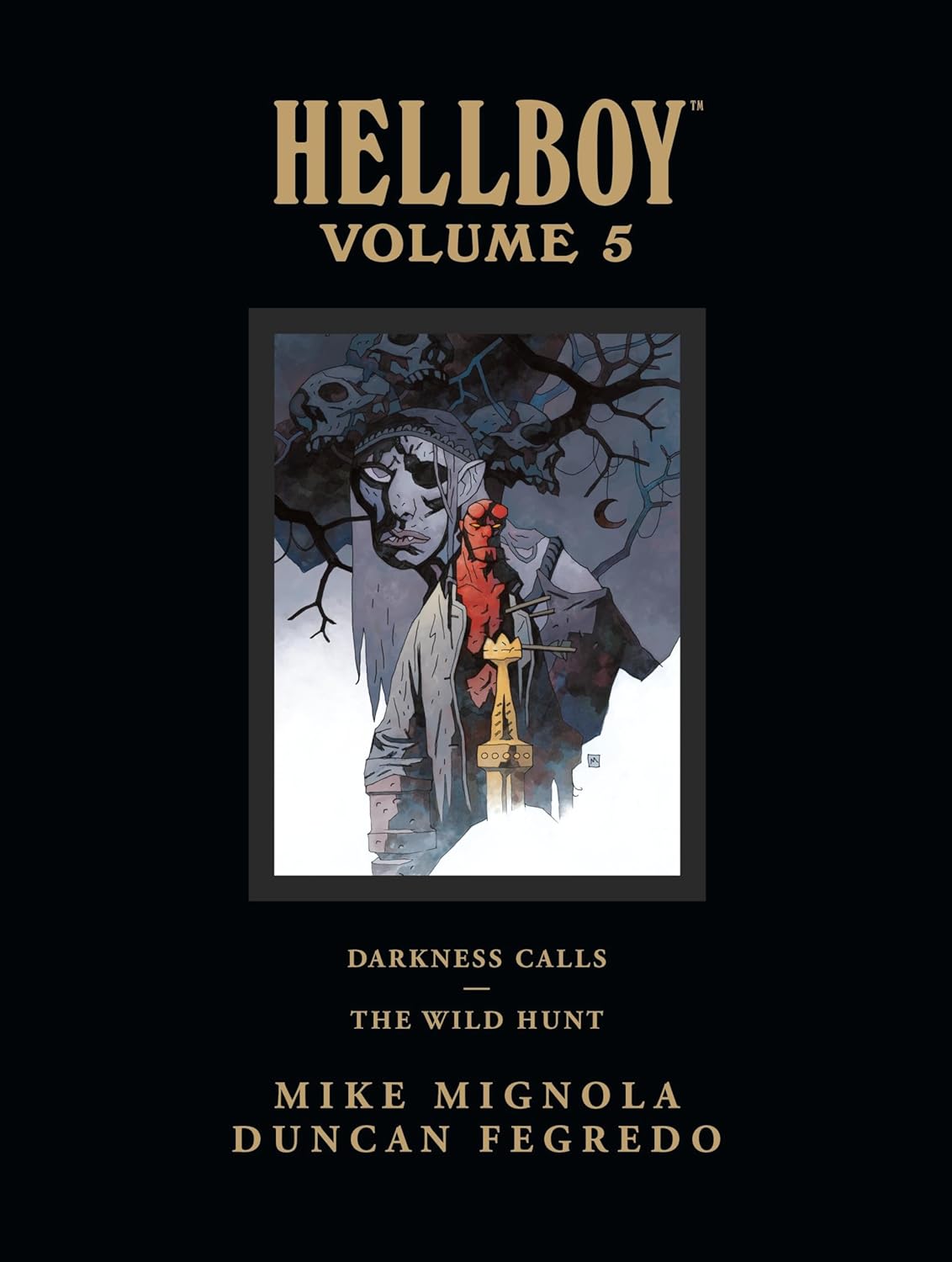 

Hellboy Library Edition, Volume 5: Darkness Calls and The Wild Hunt (Dark Horse Books)