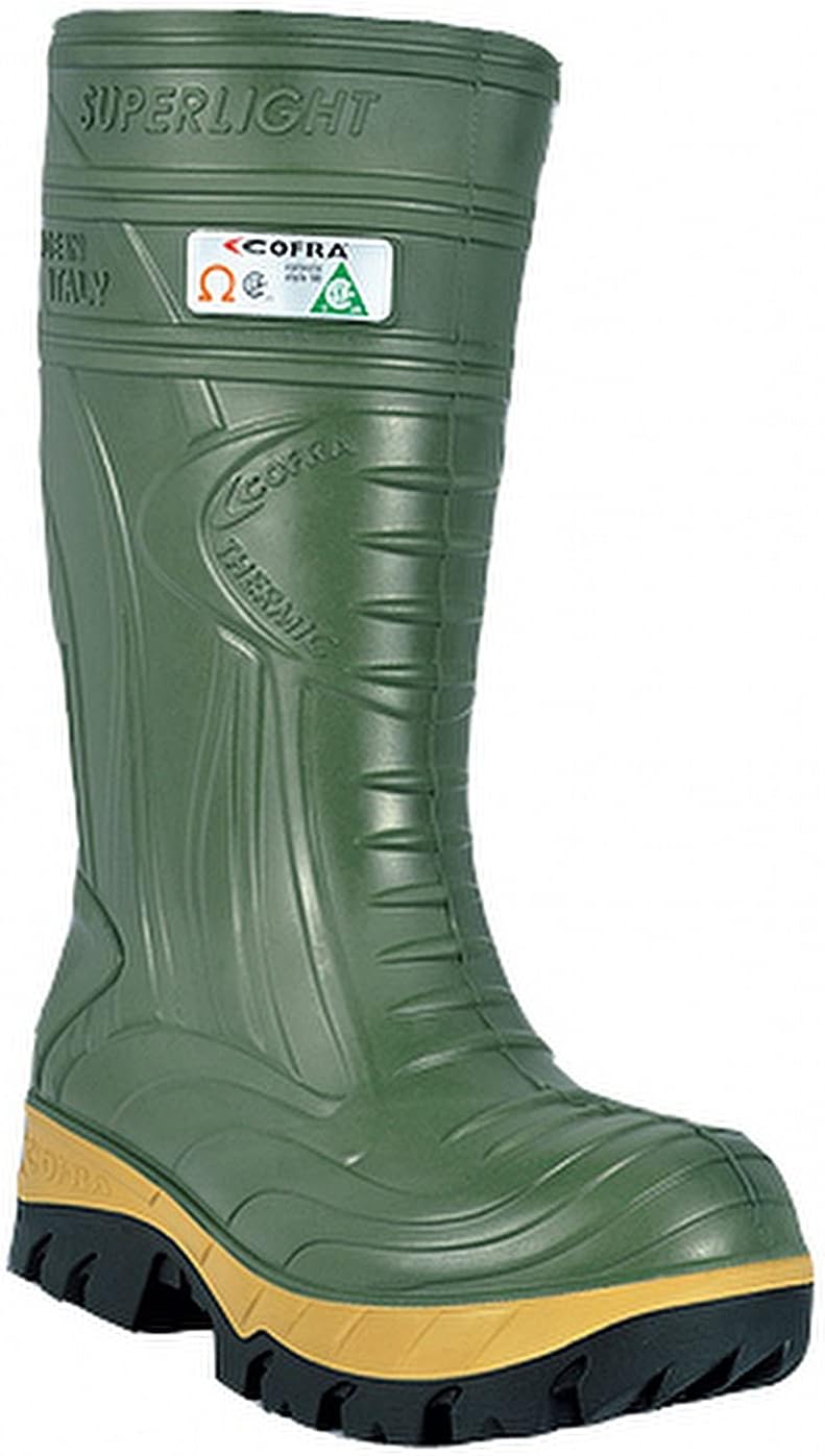 

Мужские резиновые сапоги COFRA, огнестойкие и защитные, зеленый
