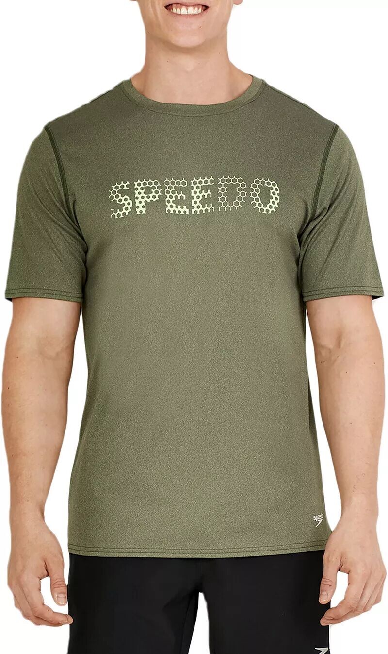 

Мужская рубашка для плавания Speedo с короткими рукавами и графикой
