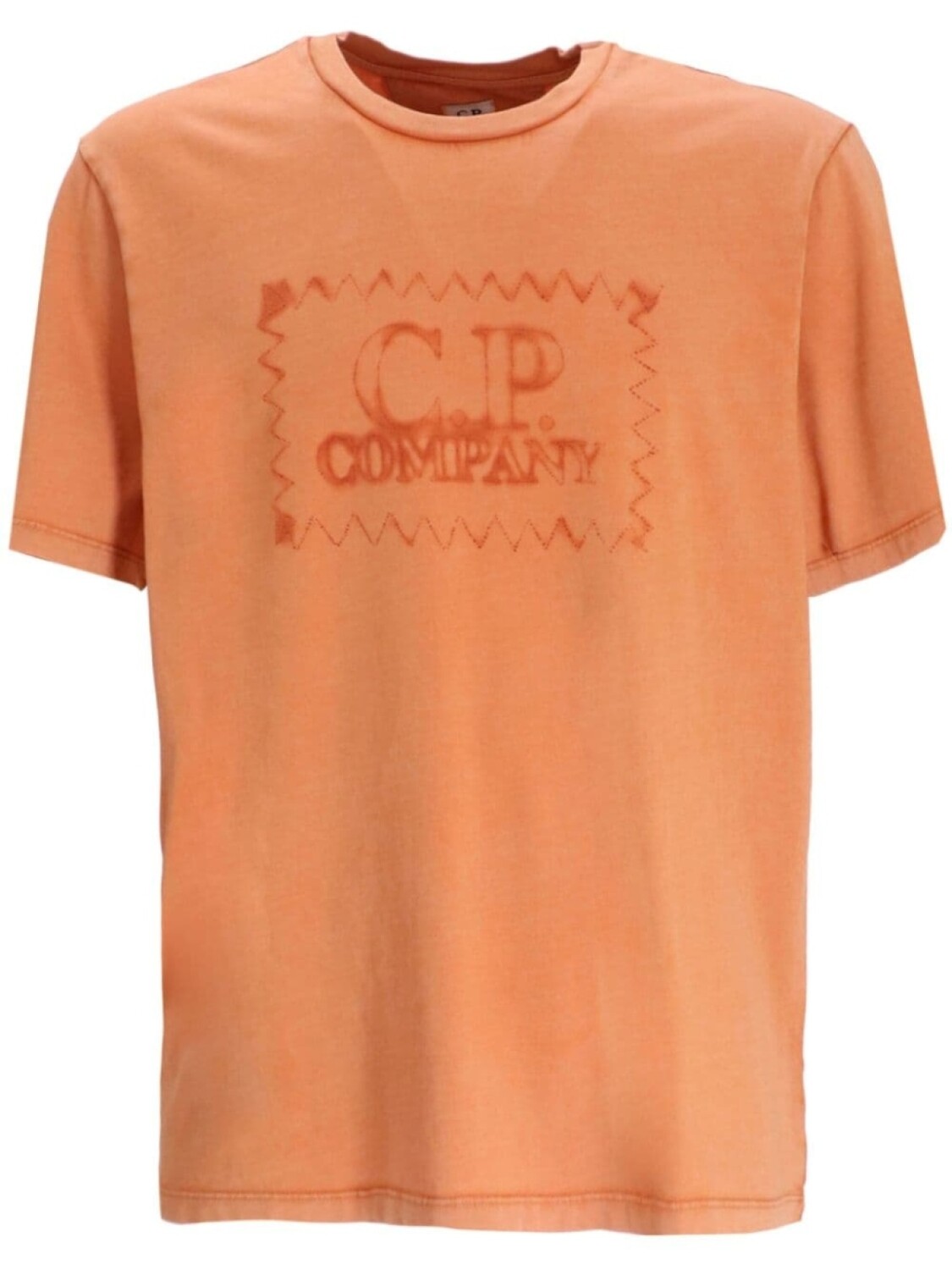 

Футболка из хлопка с логотипом компании CP C.P. Company, оранжевый