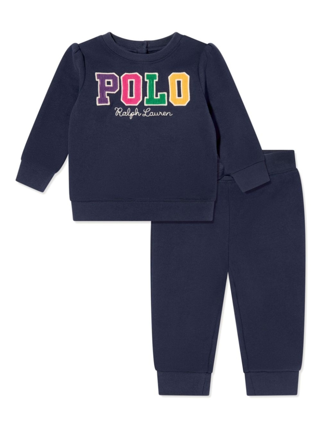 

Спортивный костюм POLO RALPH LAUREN KIDS с нашивкой-логотипом, синий