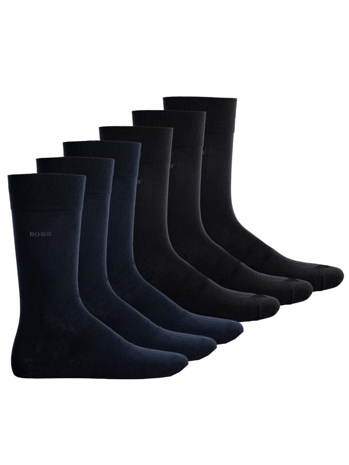 

Носки BOSS, цвет schwarz/dunkelblau, Черный, Носки BOSS, цвет schwarz/dunkelblau