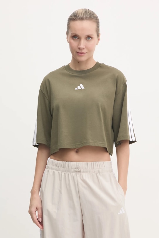 

Футболка хлопковая Essentials Adidas, зеленый